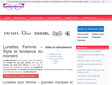 Tablet Screenshot of lunettes-femme.fr
